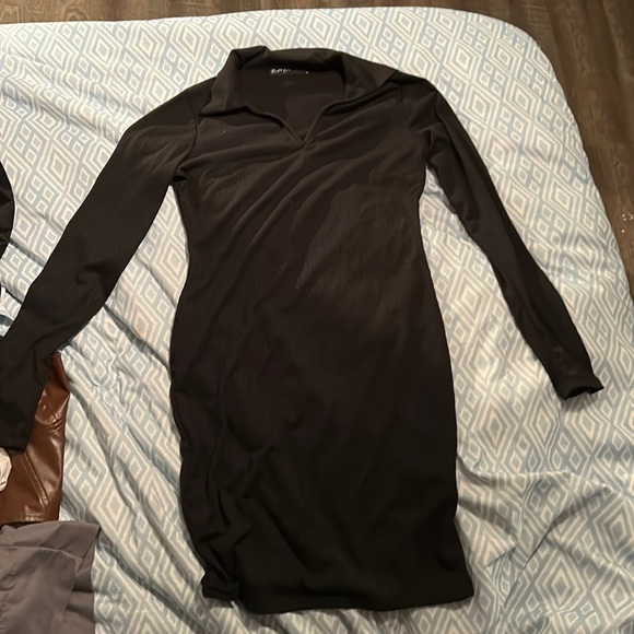 Tight long sleeve dress - Picture 1 of 2